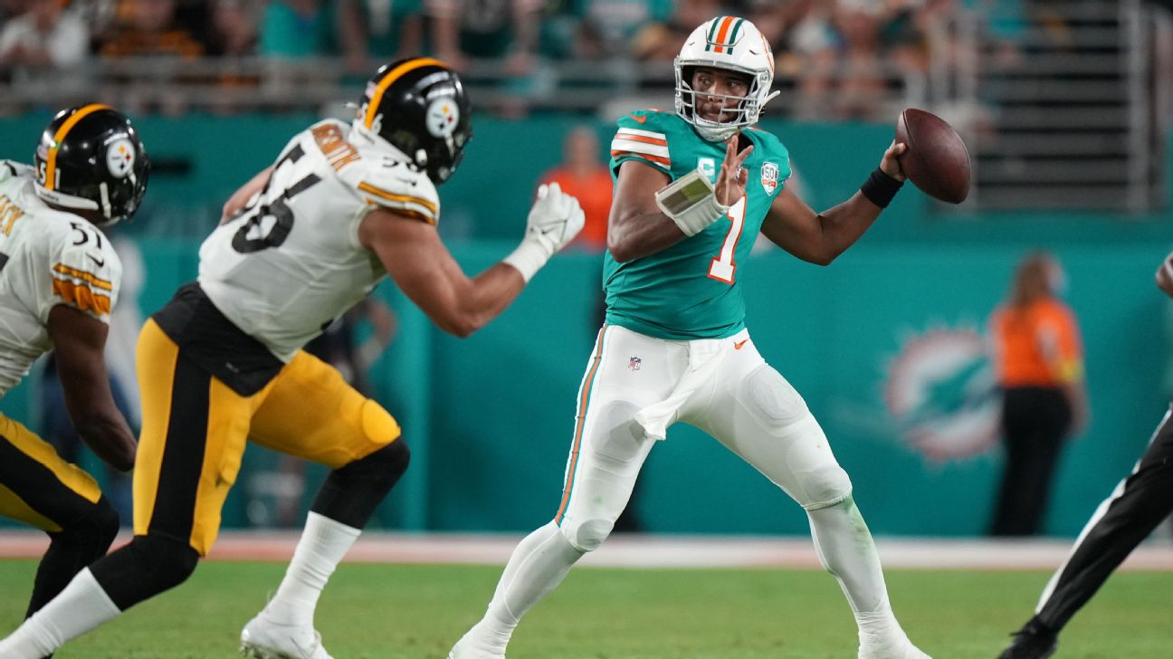 How the Dolphins beat the Steelers: Miami wins in Tua Tagovailoa's return -  The Athletic