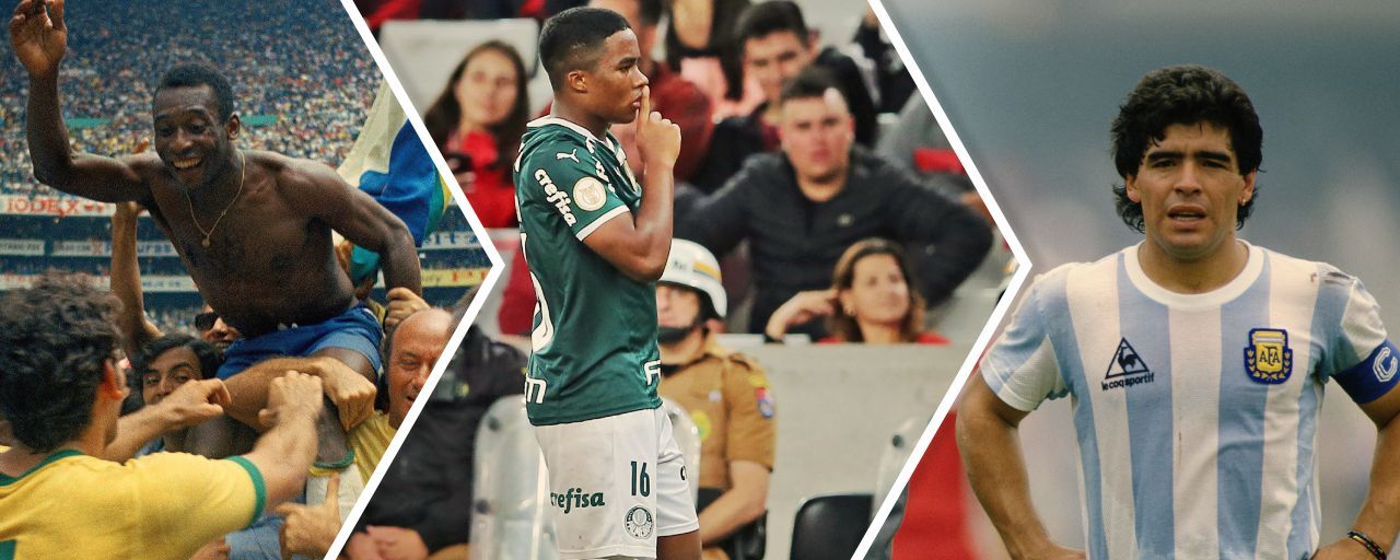 Atrás só de Pelé e Maradona: veja lista de craques que Endrick superou com gol recordista pelo Palmeiras
