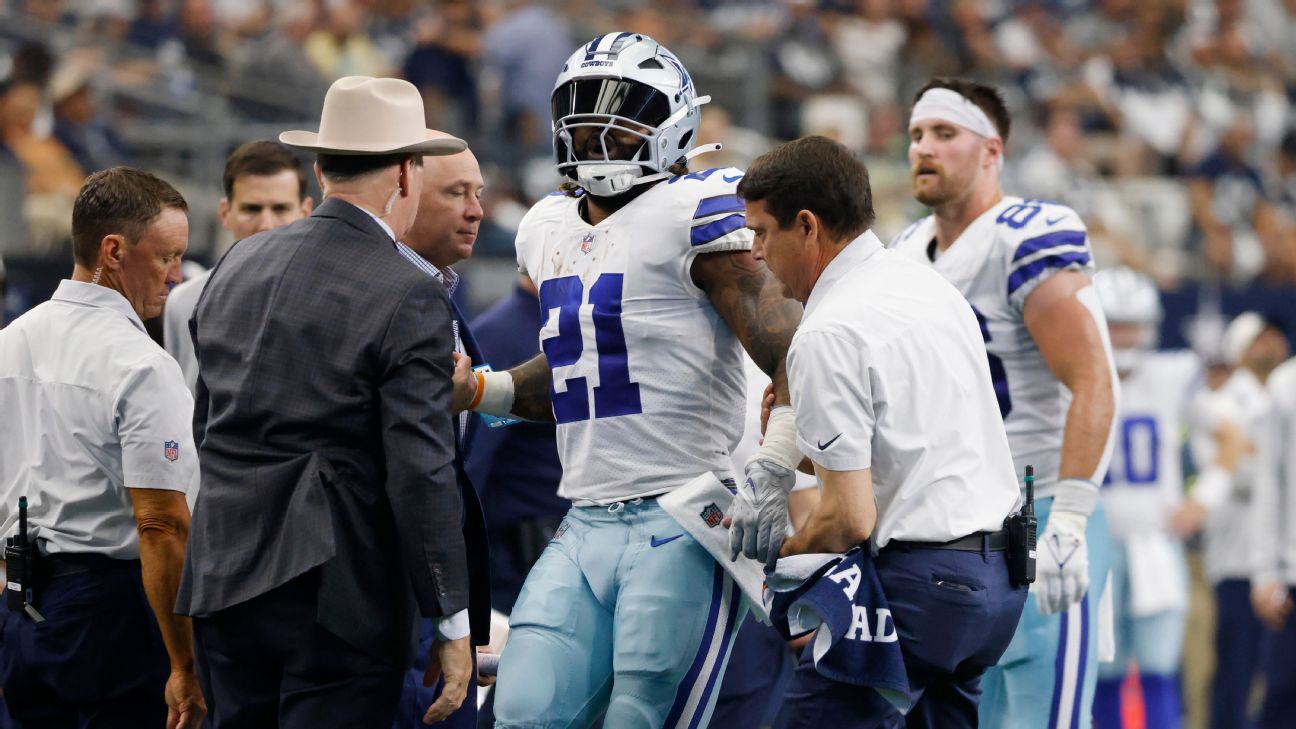 Cowboys RB Ezekiel Elliott jumps into Salvation Army kettle