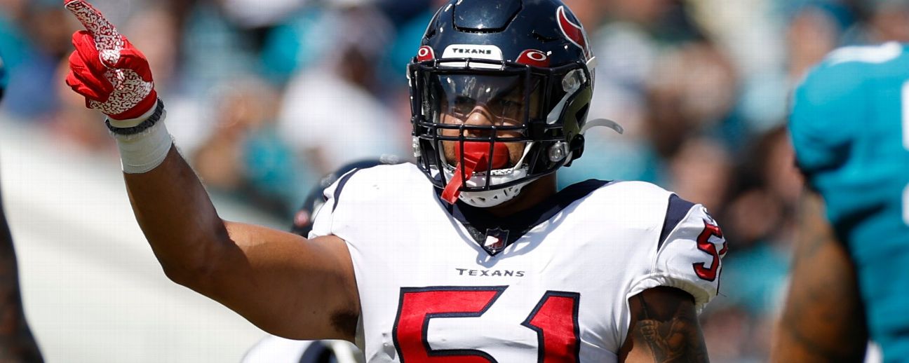 Texans' Kamu Grugier-Hill considers setting tackle record bittersweet