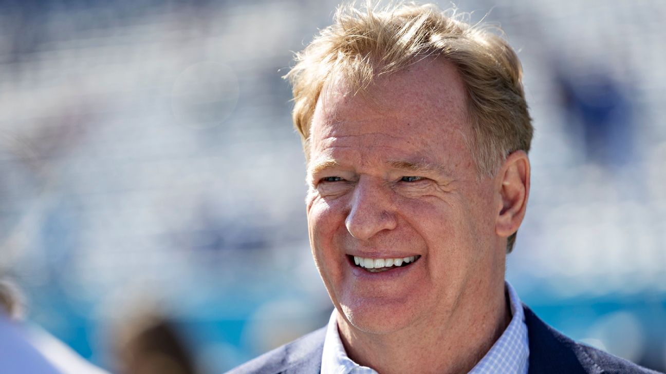 How much money does NFL commissioner Roger Goodell make per year