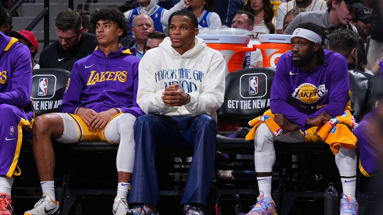 Lakers' Russell Westbrook comes off bench against Timberwolves