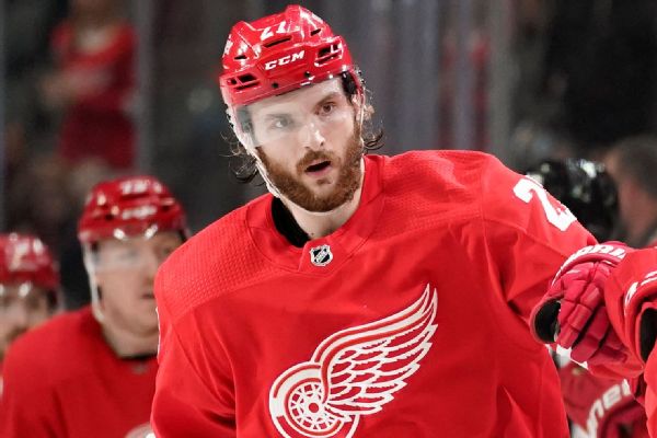 Red Wings F Rasmussen suspended for 2 games