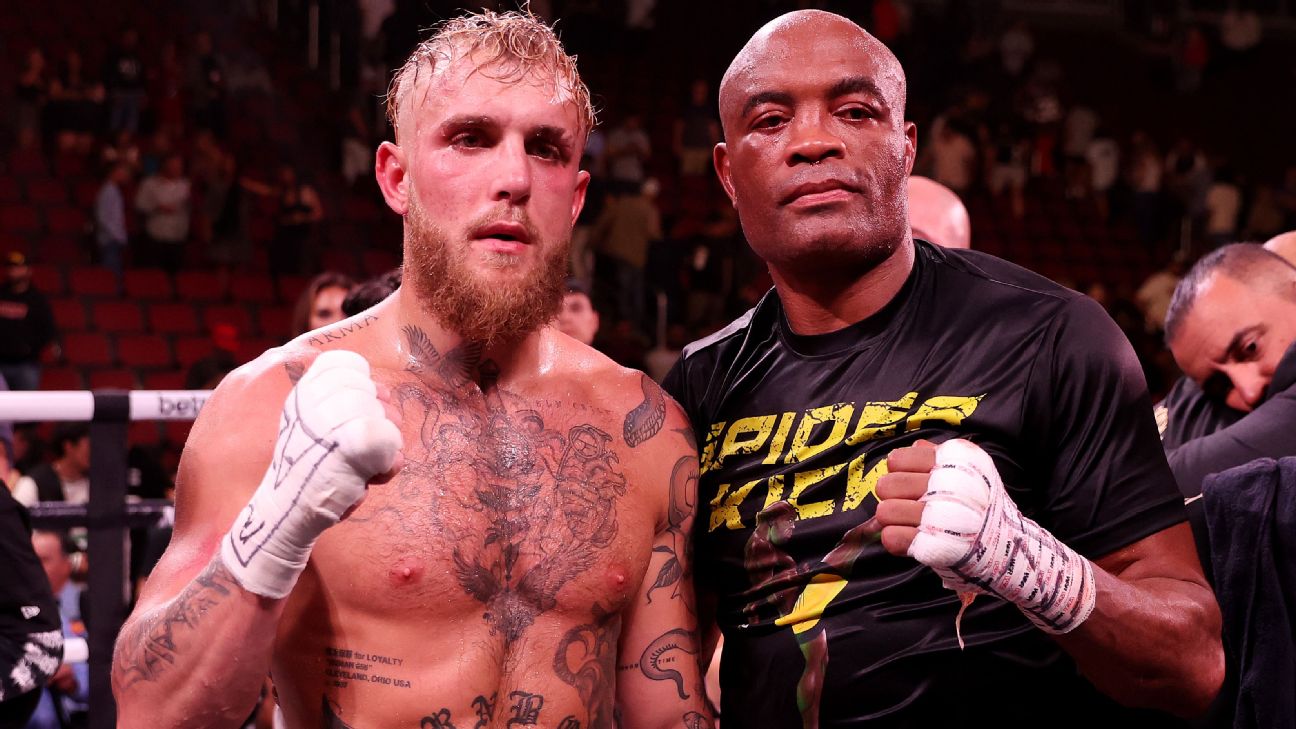 Anderson Silva revela nocautes em treinos para luta com Jake Paul