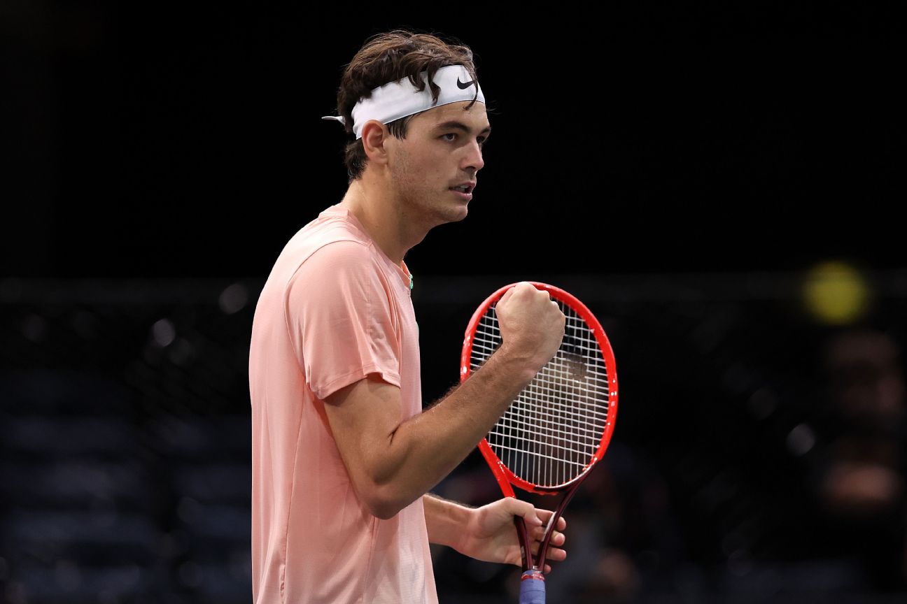 Round 1 Paris win keeps Fritz in ATP Finals hunt