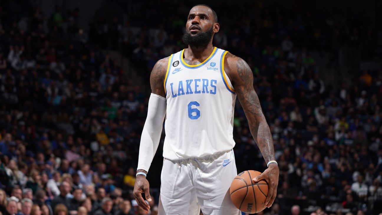 LeBron James, Lakers dominating jersey sales in 2021-22