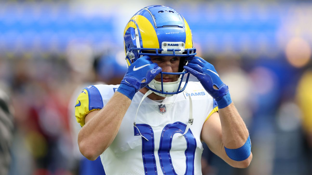 Rams WR Cooper Kupp (hamstring) suffers setback, day-to-day - ESPN