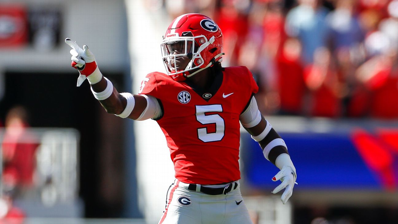 Kelee Ringo: Watch him break down the Ringo-6 pick to seal the first Georgia  football national title in 41 years