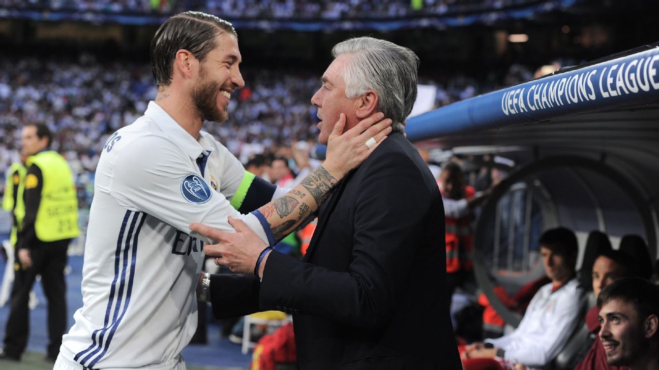 Ancelotti: Ramos saved my career at Real Madrid