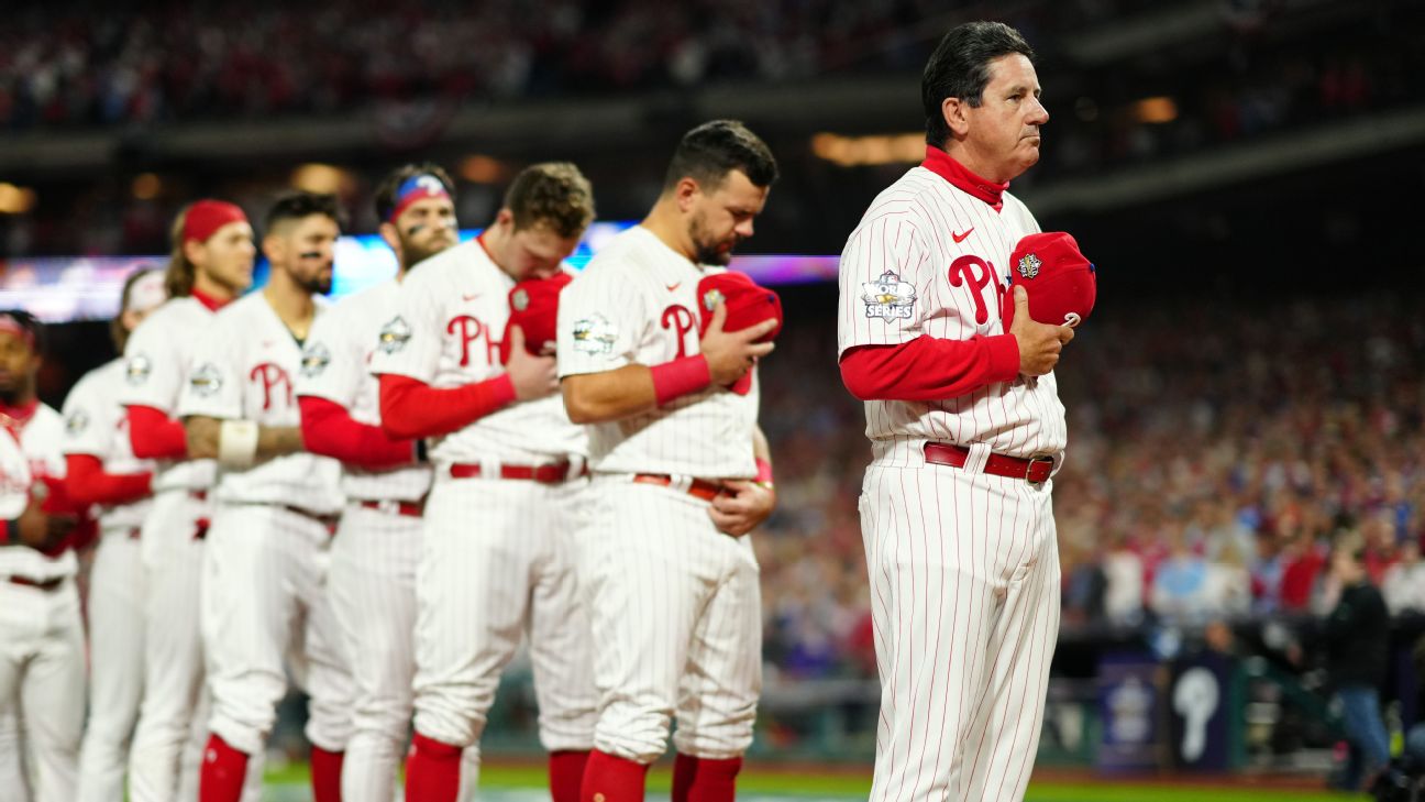MLB - The Phillies were 22-29 when Rob Thomson took over