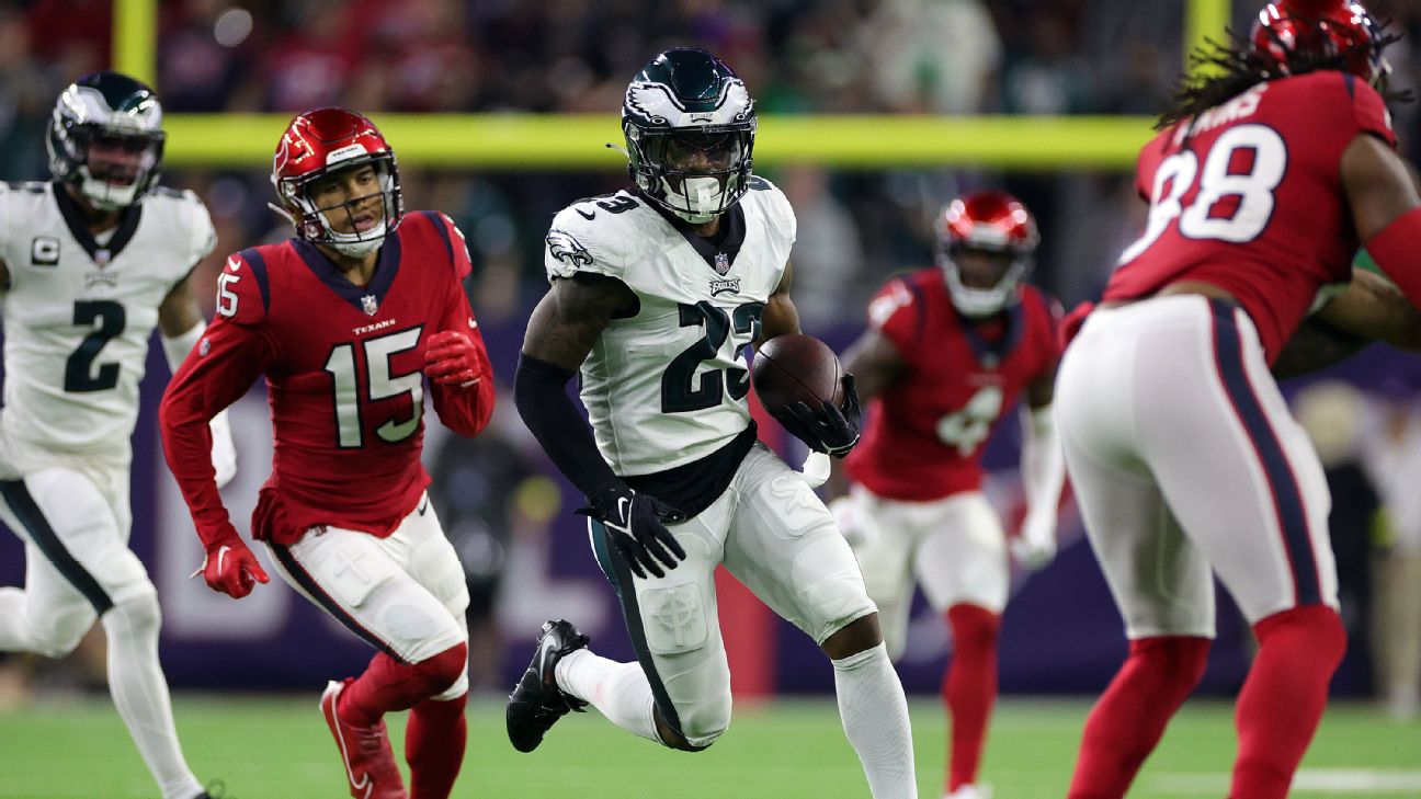 Ocho victorias lucen los Eagles tras su paso por Houston - NFL 2022 