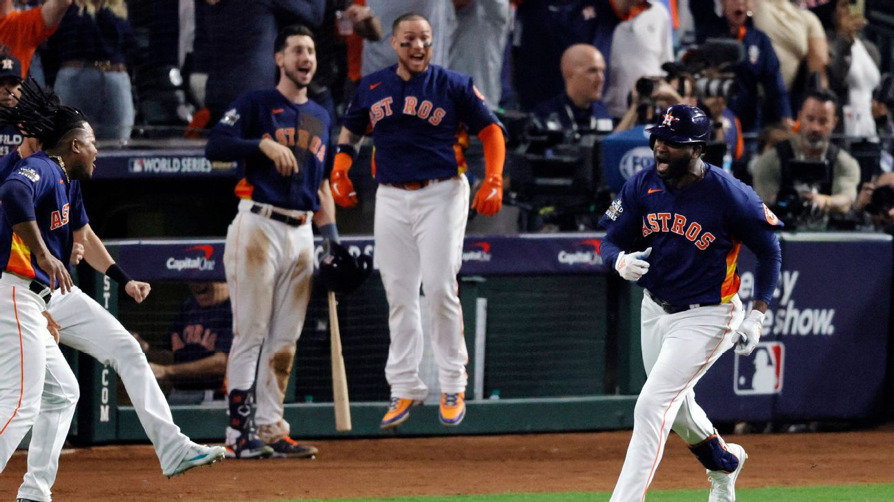 Astros wearing Framber Valdez shirts before World Series Game 6