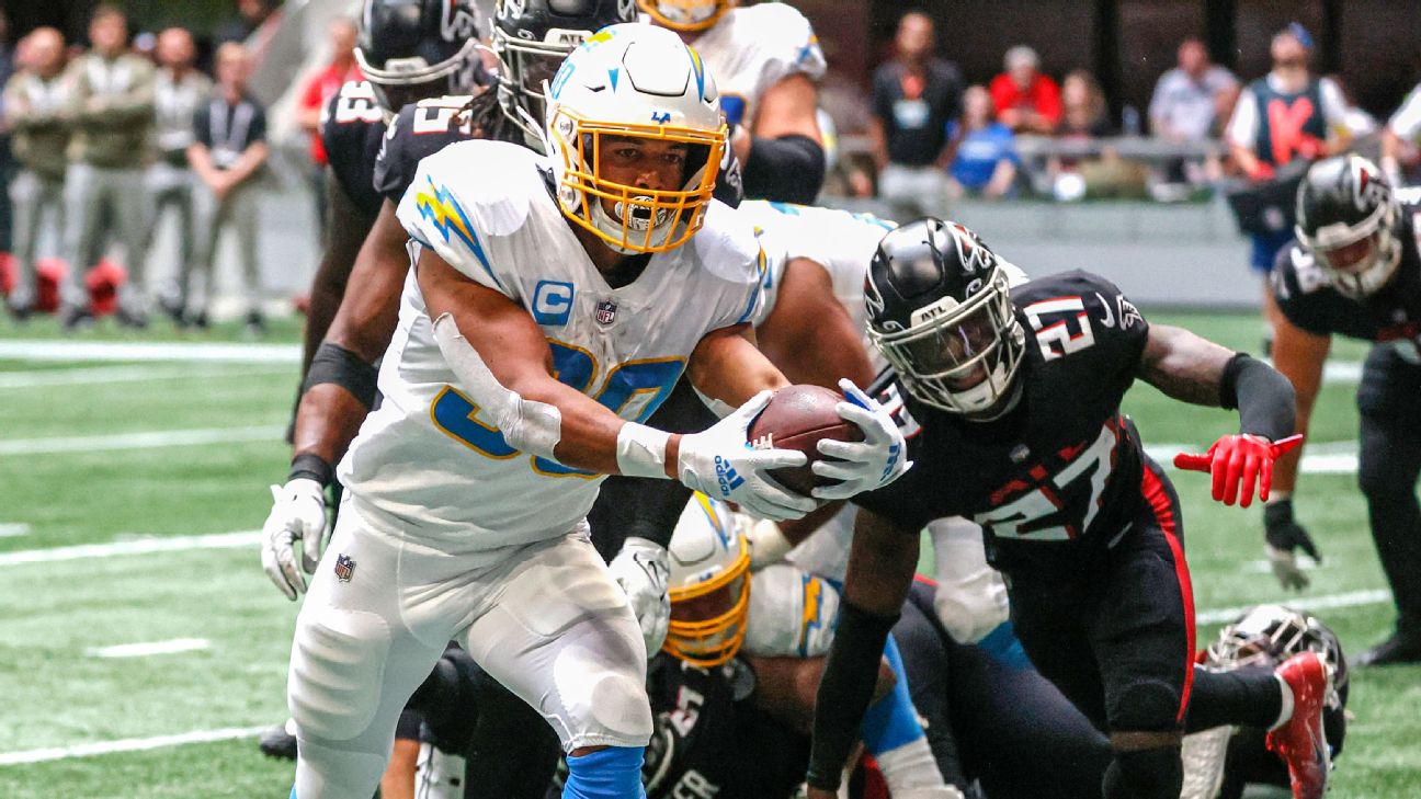 WATCH: Every Austin Ekeler Touchdown in Steelers vs. Chargers on