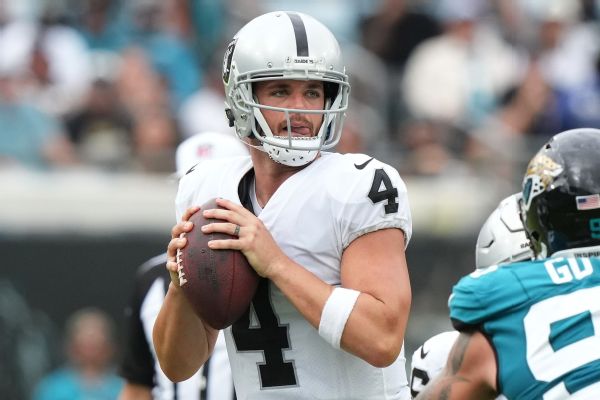 Sources: Raiders let QB Carr talk to other teams