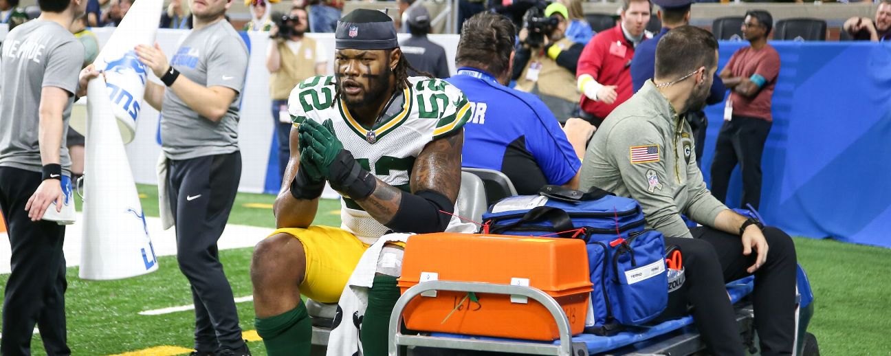 Rob Demovsky on X: The latest on @SportsCenter with @MattBarrie from the  Packers locker room ahead of Thursday's game against the Lions, including  injury updates that a couple players may have unintentionally