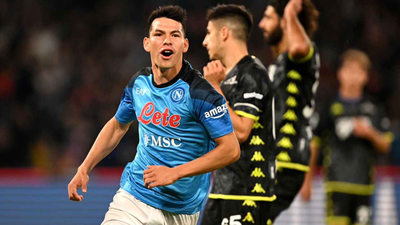 Napoli, Italy. 15th May, 2022. Hirving Lozano player of Napoli