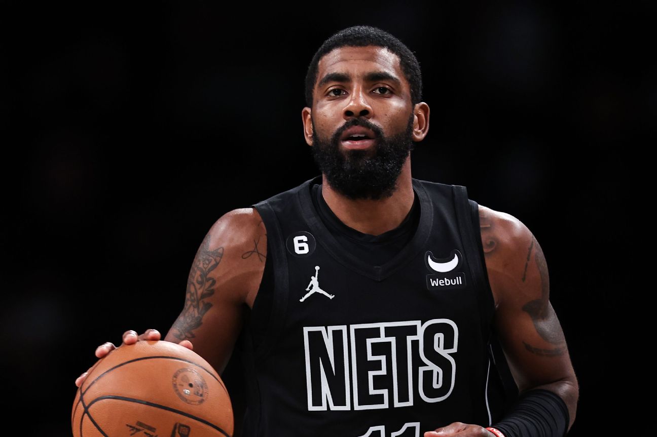 Nets rule out Kyrie return vs. Lakers on Sun.