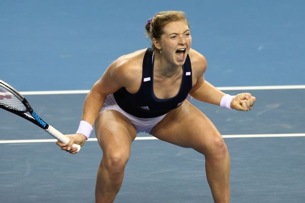 Britain rallies to oust Spain, make BJK Cup semis