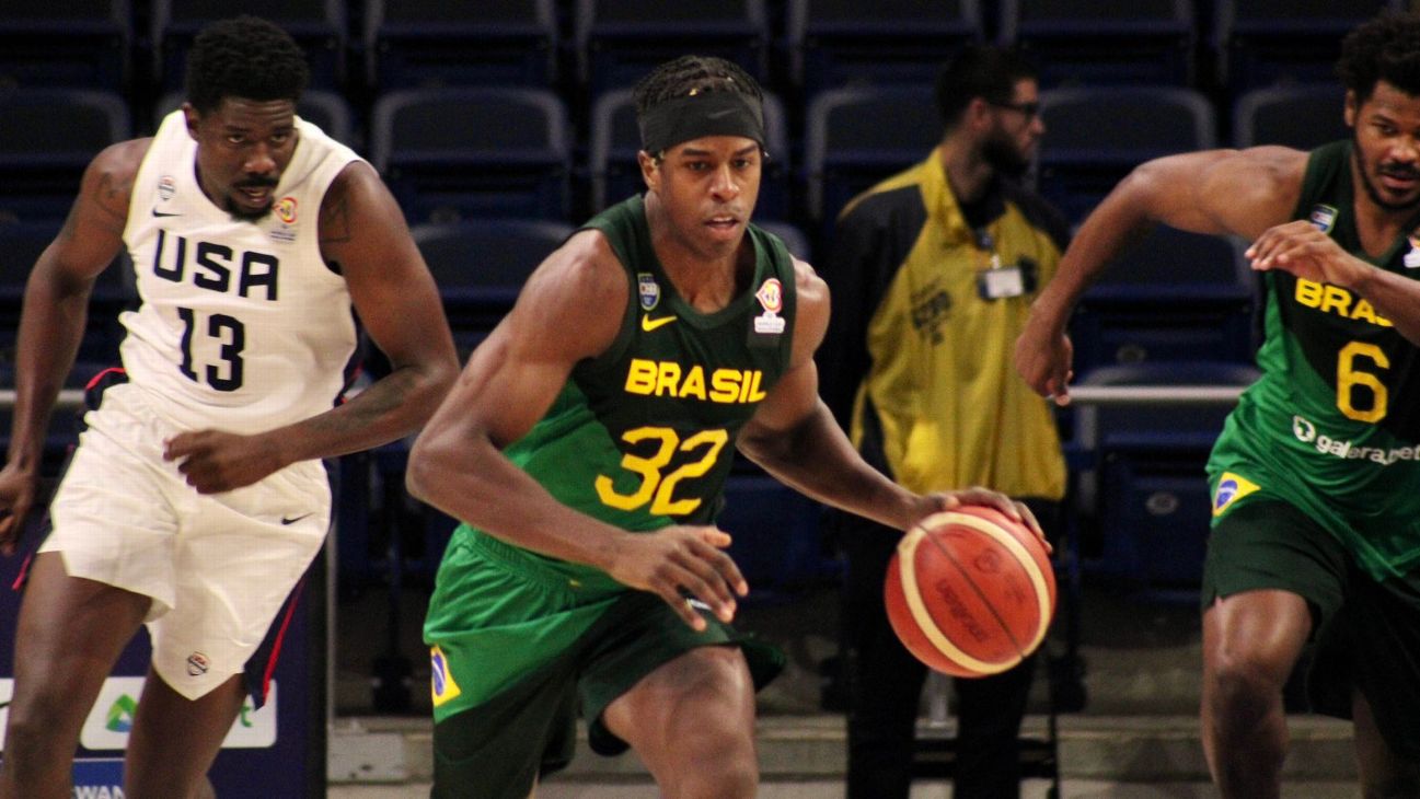 Brasil encara Estados Unidos em eliminatórias do Mundial de Basquete