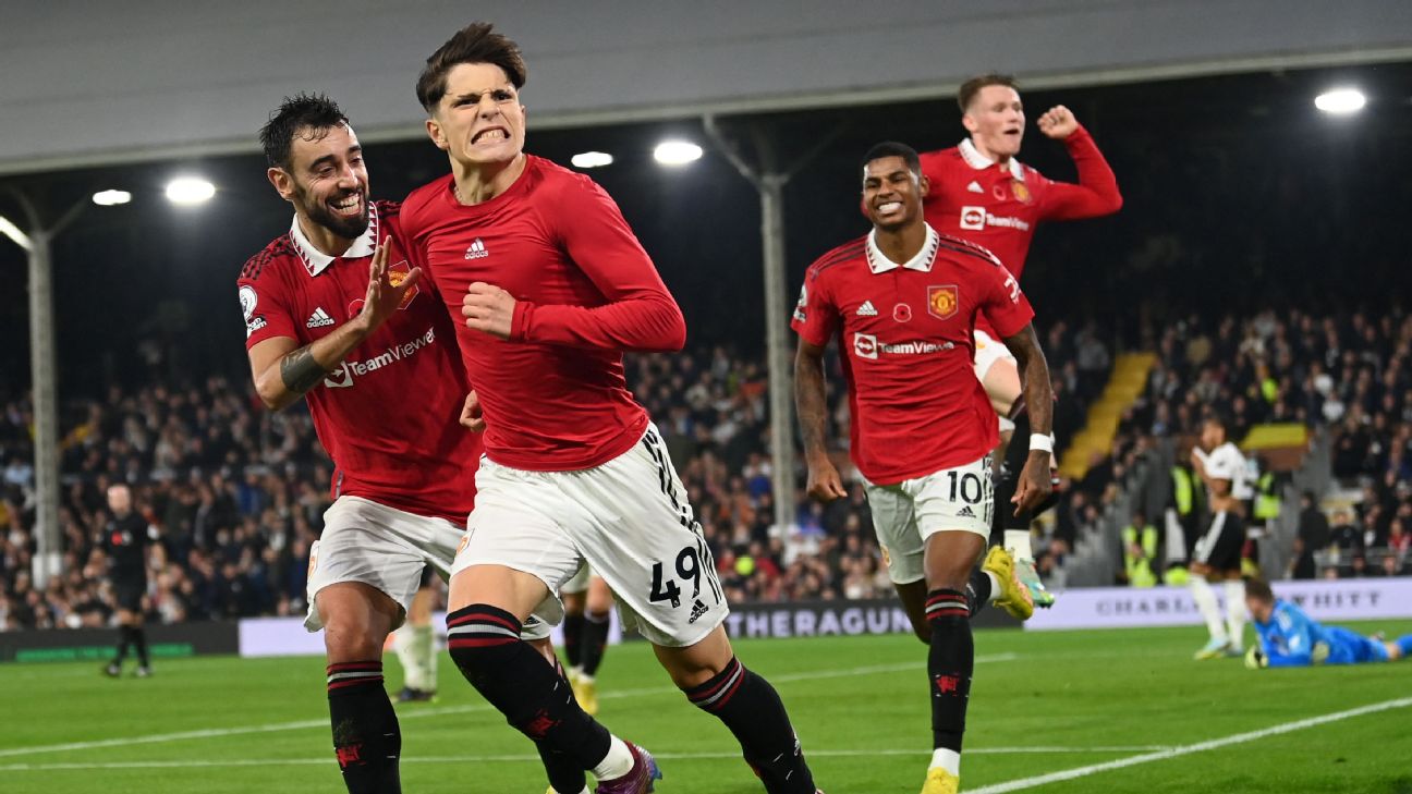 Garnacho's stoppage-time heroics keep Man United firmly in top-four race