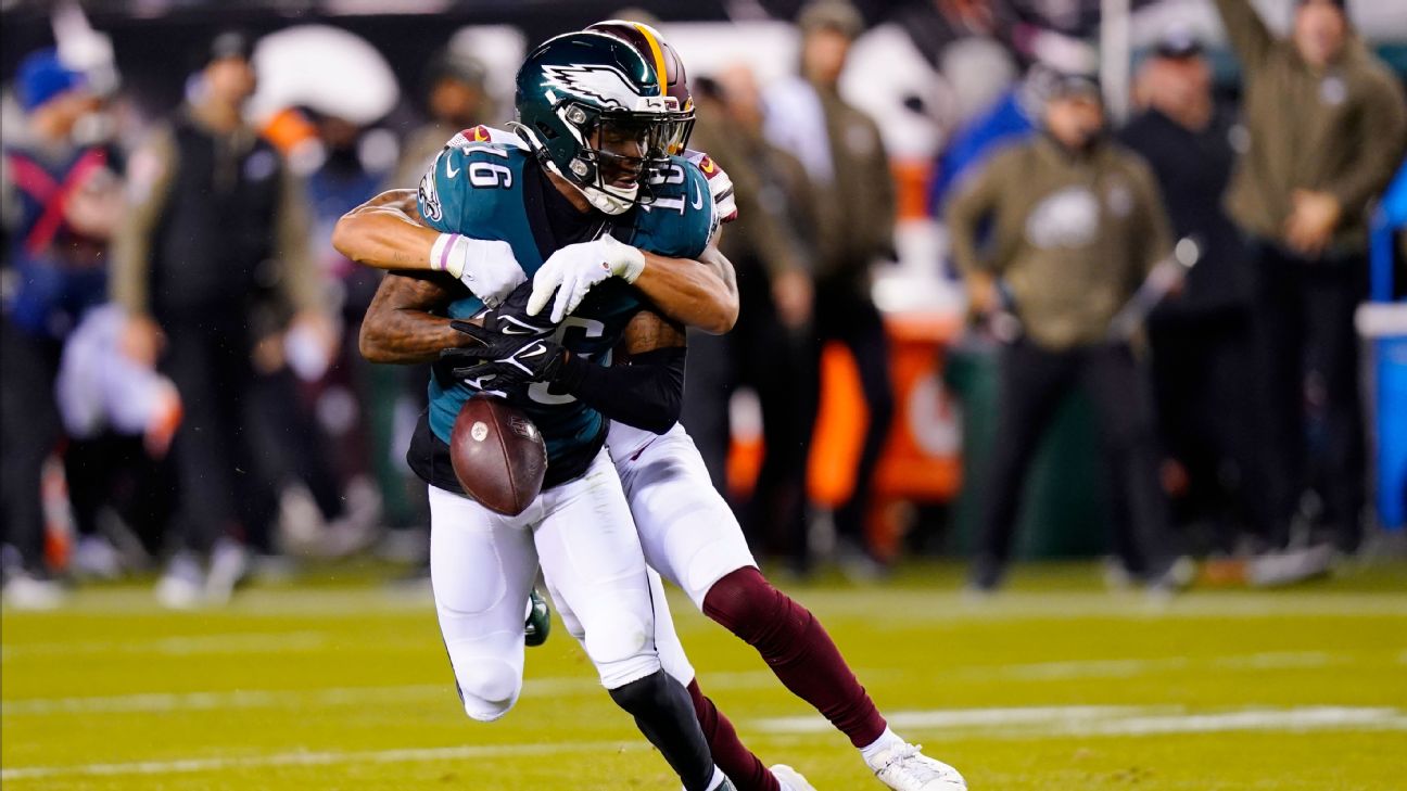 Commanders 32-21 Eagles (14 de Nov., 2022) Resultado Final - ESPN DEPORTES