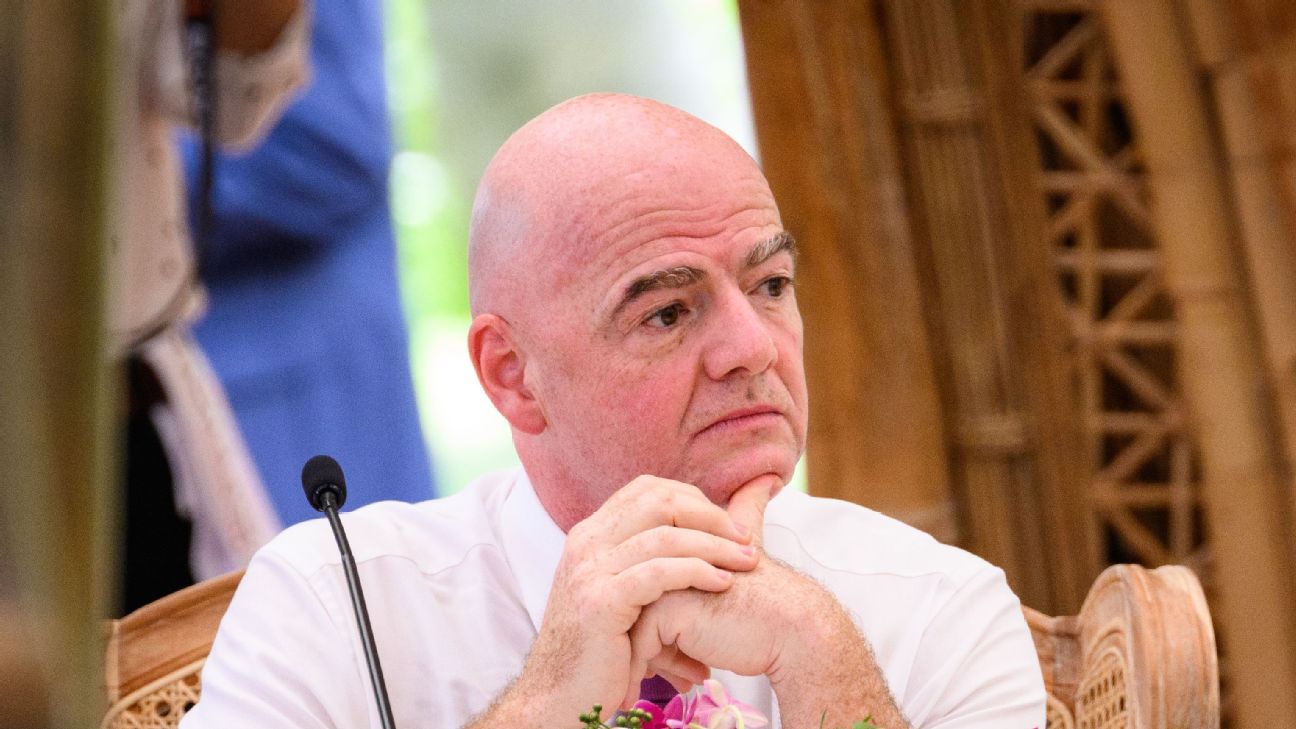 FIFA chief urges ceasefire in Ukraine during WC