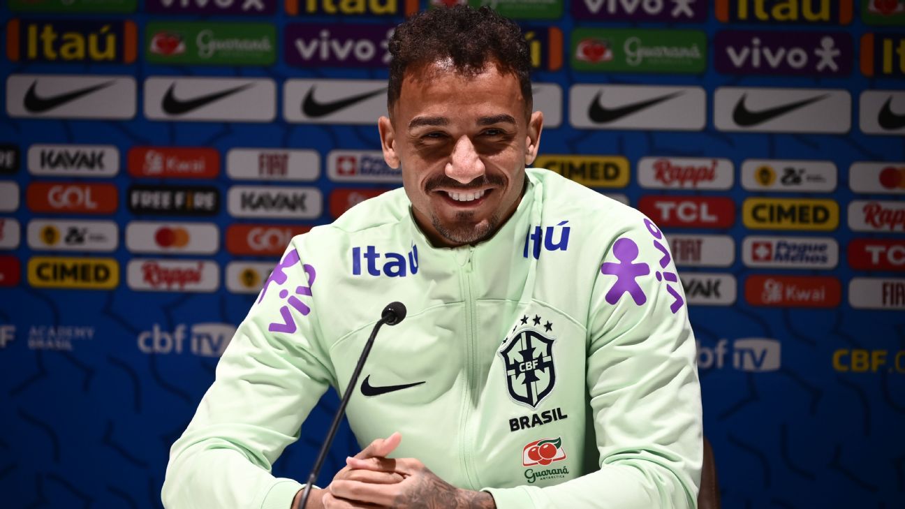 Qual a lesão de Danilo e em quantos jogos ele desfalca a seleção