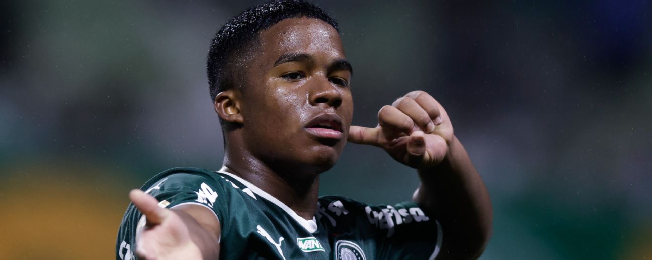 Revista inglesa coloca Endrick à frente de promessa alemã e atacante do United em lista de 50 melhores jovens do mundo