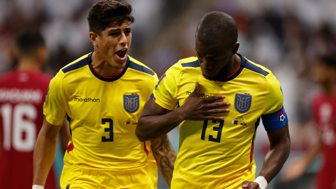 Na abertura da Copa do Mundo de 2022, Equador vence Catar com gols de Enner  Valencia - Jogada - Diário do Nordeste