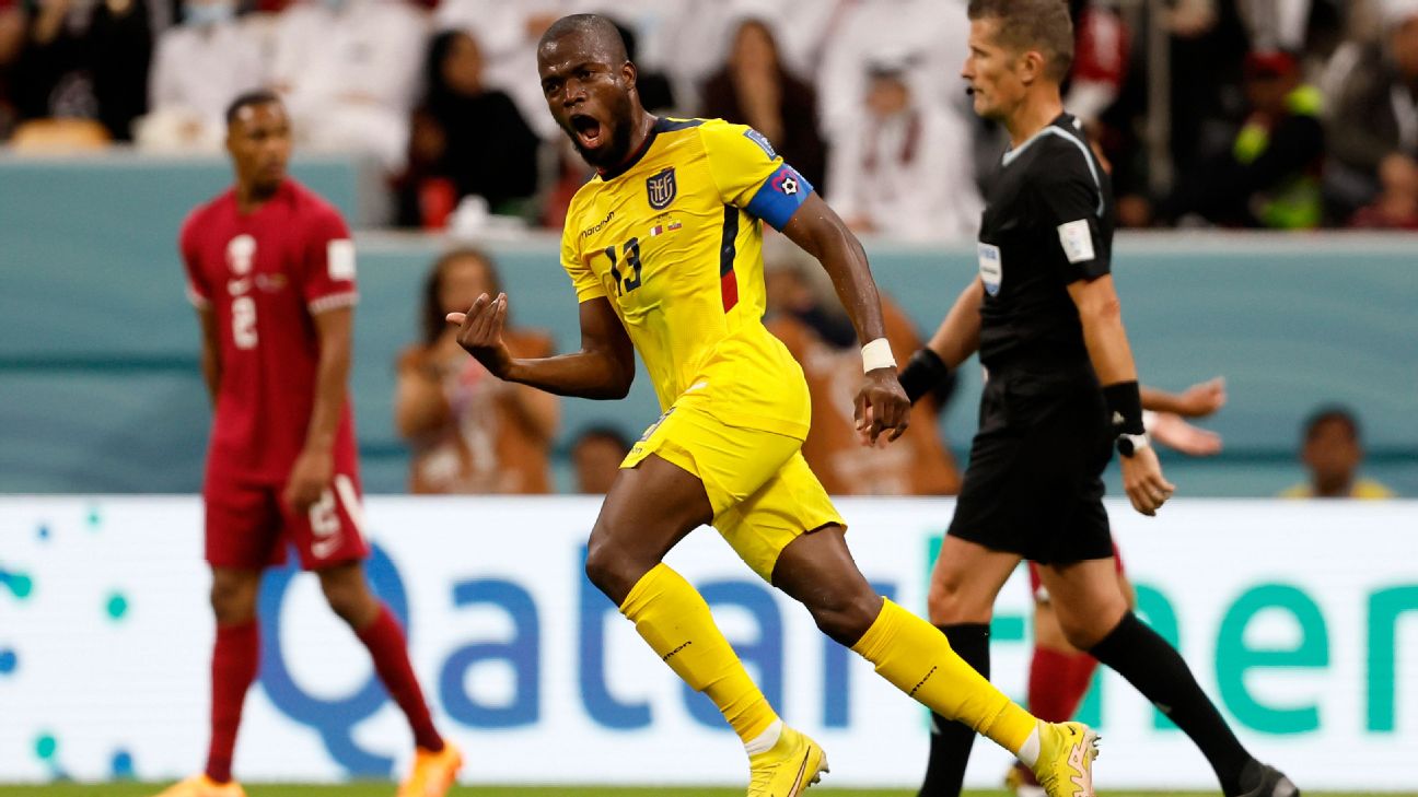 Equador 2-0 Qatar (20 de nov, 2022) Placar Final - ESPN (BR)