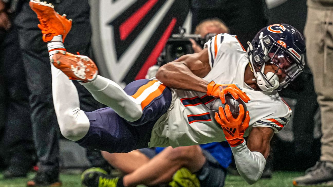 Darnell Mooney 'ready for whatever anybody brings' as Bears' No. 1 WR