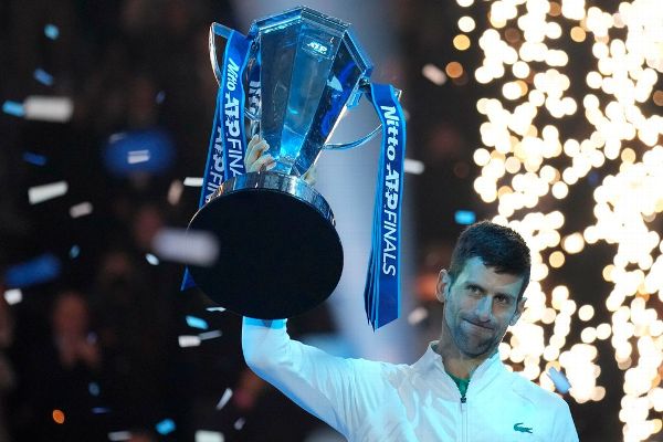 Djokovic ties Federer with sixth ATP Finals title