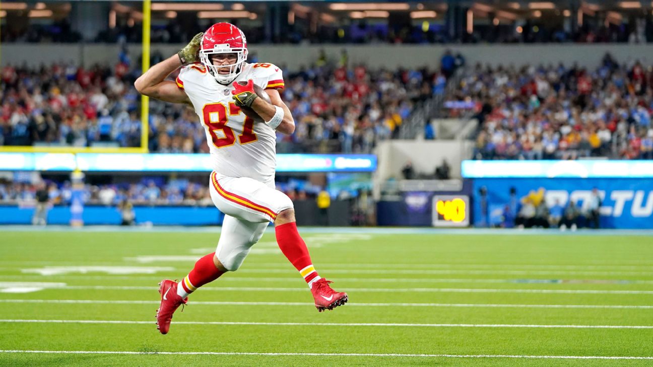 NFL All-Pros: Chiefs' Kelce, Vikings' Jefferson unanimous; 16 first-timers