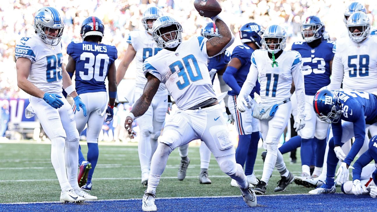 Jamaal Williams taking lead role in Detroit Lions' 3-game win