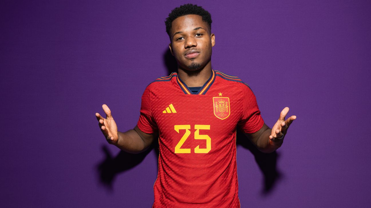 Barcelona's Ansu Fati set to shine for Spain at World Cup