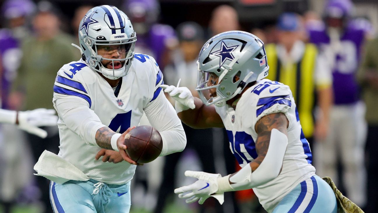 Cowboys gana tras remontarle a Giants en el Día de Acción de Gracias