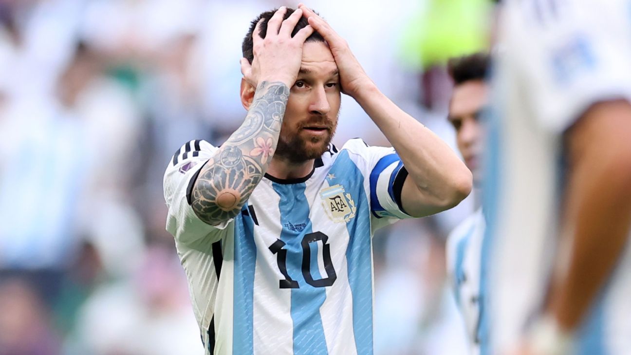 Argentina's Messi annoyed by miss despite World Cup group win - ESPN