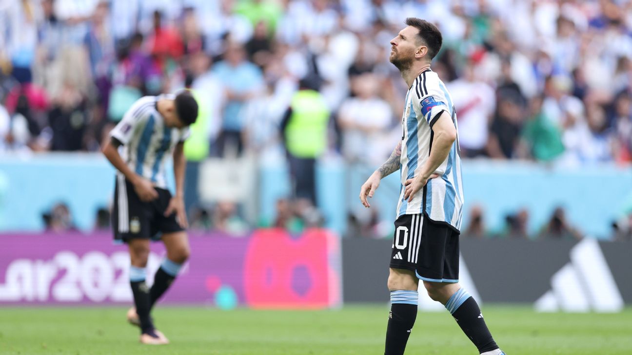 Argentina's Messi annoyed by miss despite World Cup group win - ESPN