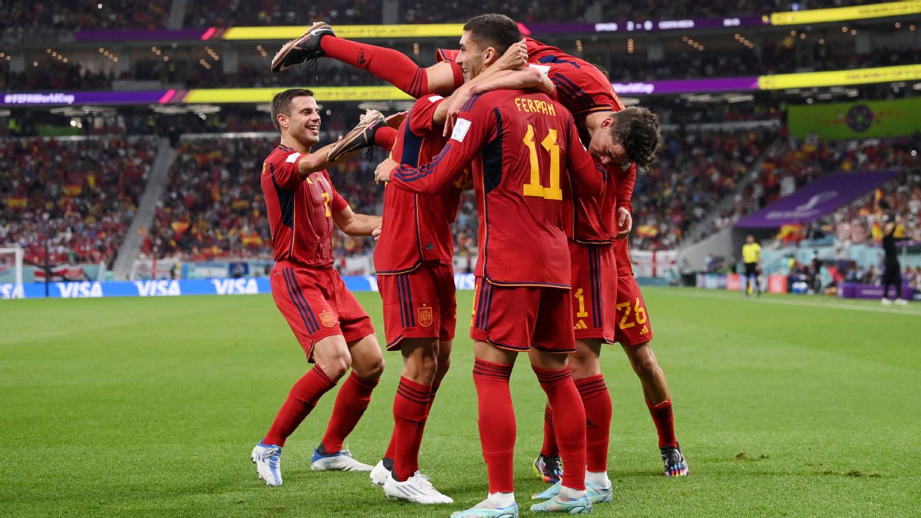 Goleada na Copa: Espanha 7 x 0 Costa Rica