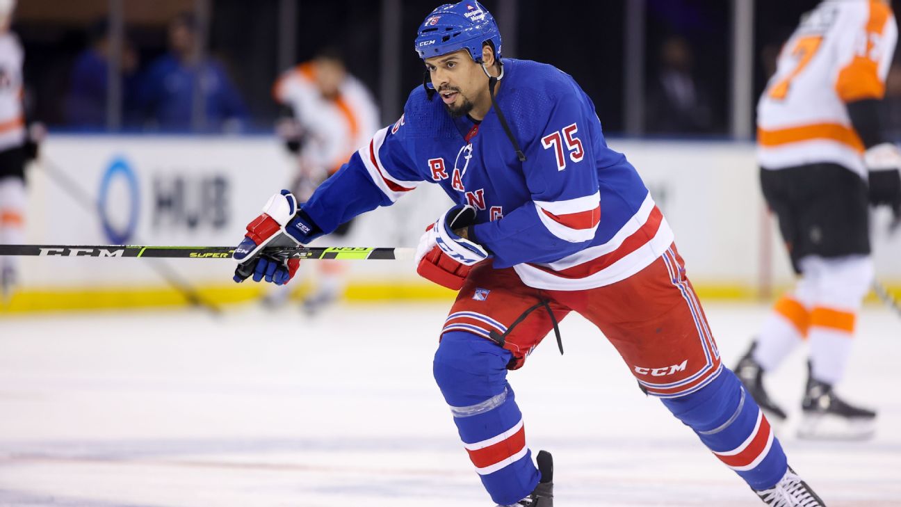 Rangers trade enforcer Reaves to Wild for pick