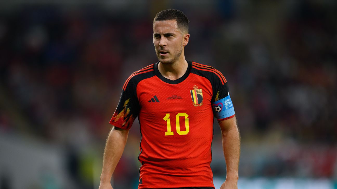 Hazard pensiun dari sepak bola internasional setelah Piala Dunia