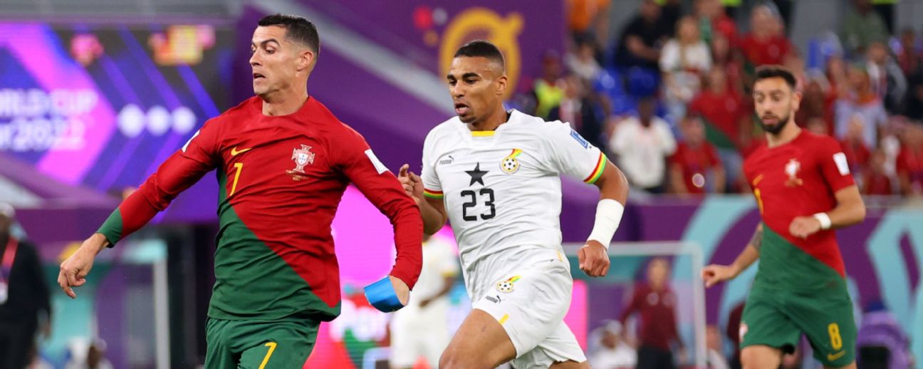 Follow live: Ronaldo, Portugal open World Cup action vs. Ghana