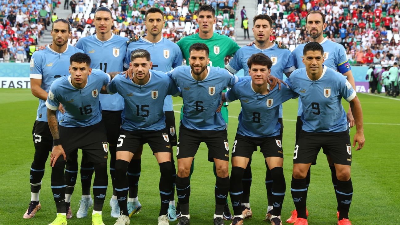 Uruguay y Corea del Sur empataron durante su debut en el Mundial