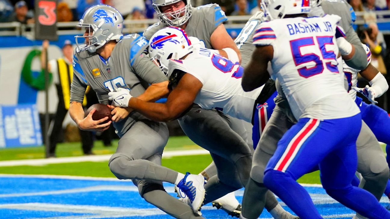 Detroit Lions updated depth chart: Week 12 vs. Buffalo Bills - Pride Of  Detroit