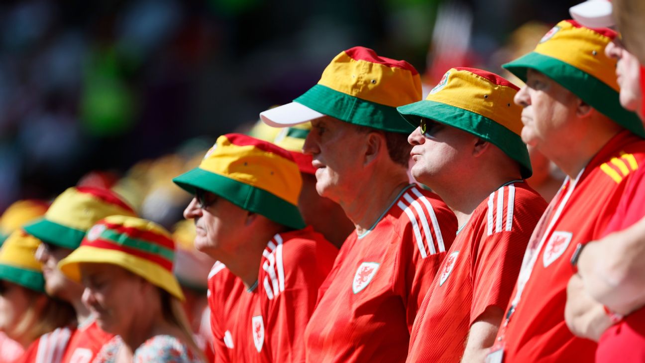 Fans allowed rainbow hats, flags in Wales vs. Iran - ESPN