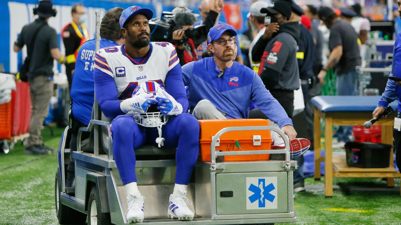 Von Miller Makes a Super Bowl Statement in the Bills Locker Room