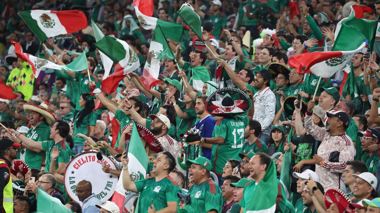 Fans Meksiko di Qatar keluar dengan kekuatan penuh