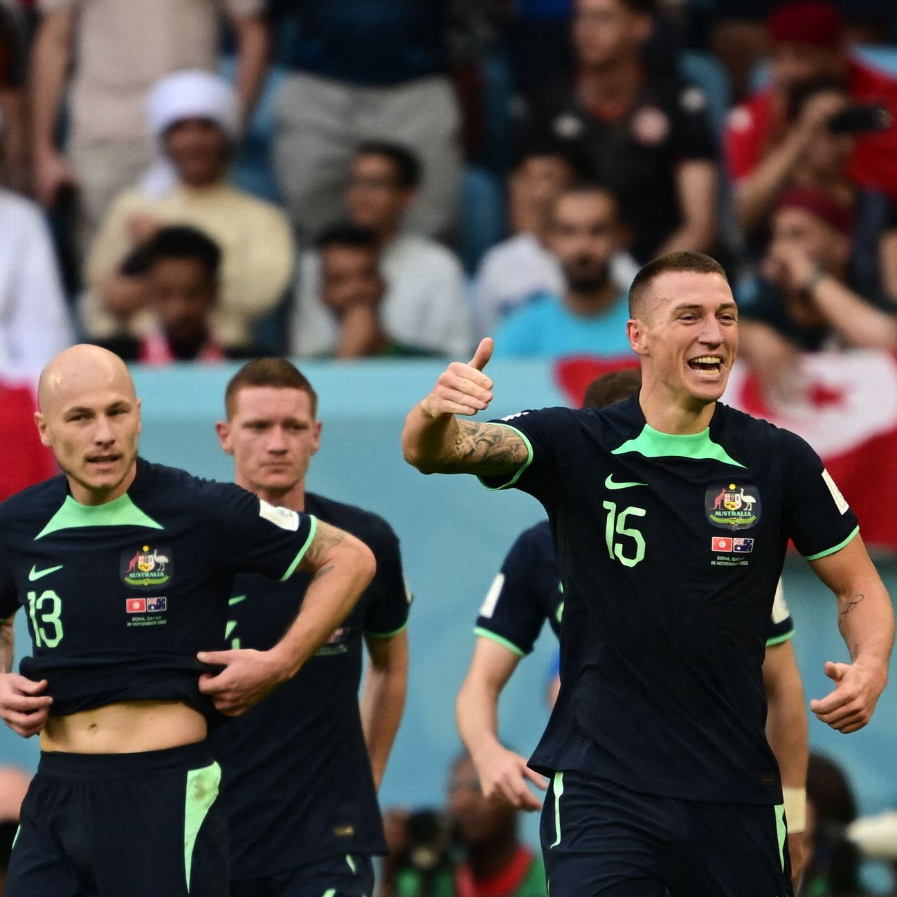 Tunisia 0-1 Australia: Mitchell Duke's first-half header gives Socceroos  first win of World Cup 2022, Football News