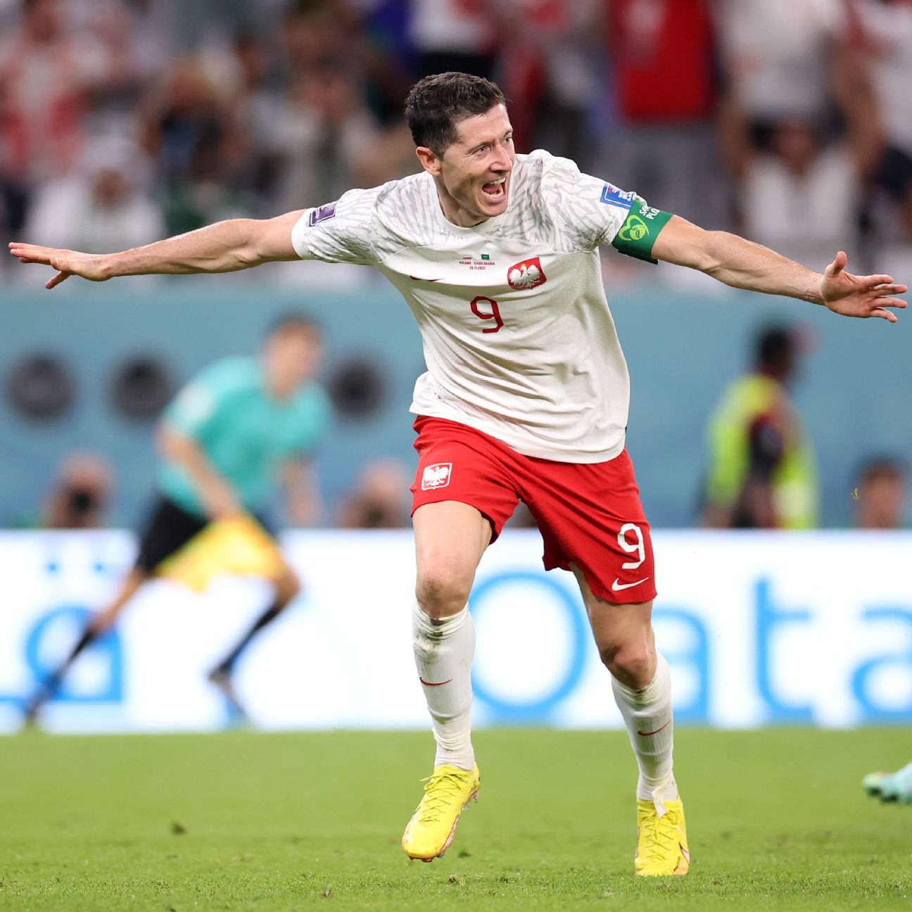 Robert Lewandowski Goal 82', Poland v Saudi Arabia