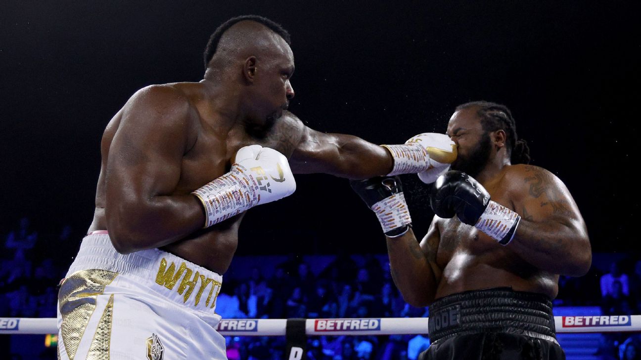 Dillian Whyte gets majority decision over Jermaine Franklin